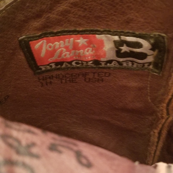 Tony Lama Black Label Boots - Picture 2 of 14